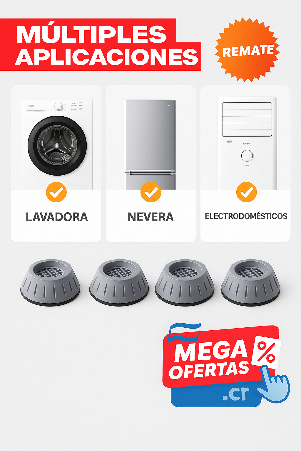 Soporte para lavadora