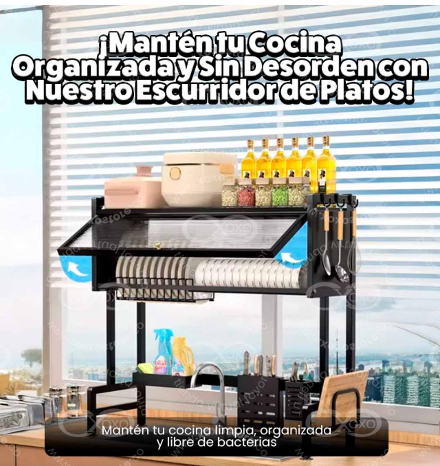 Escurridor con tapa
