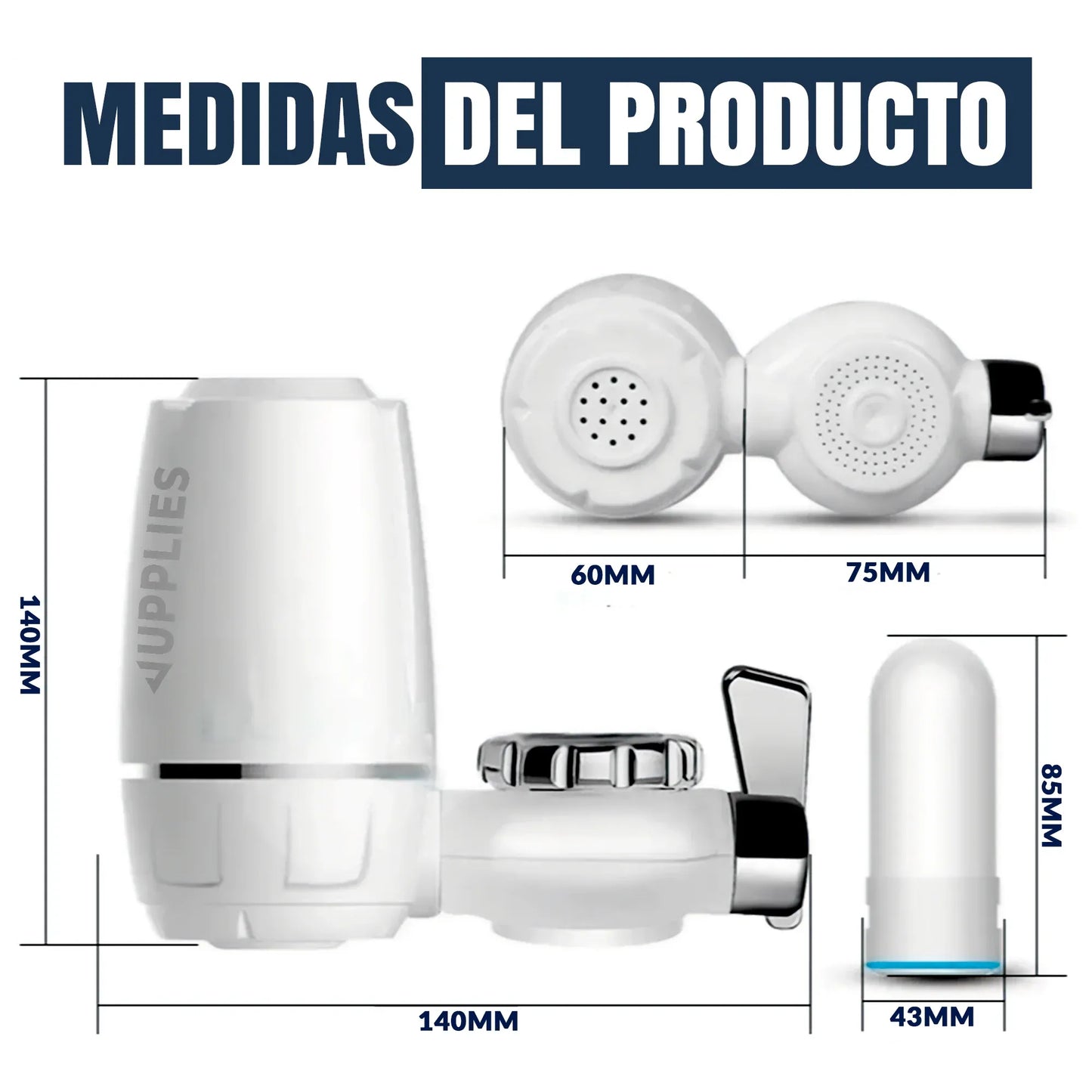 Filtro purificador de agua