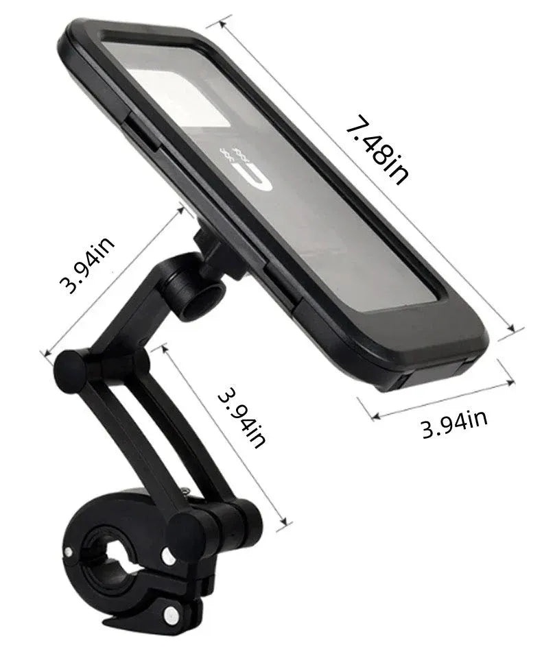 SOPORTE DE CELULAR IMPERMEABLE PARA MOTOS Y BICICLETAS