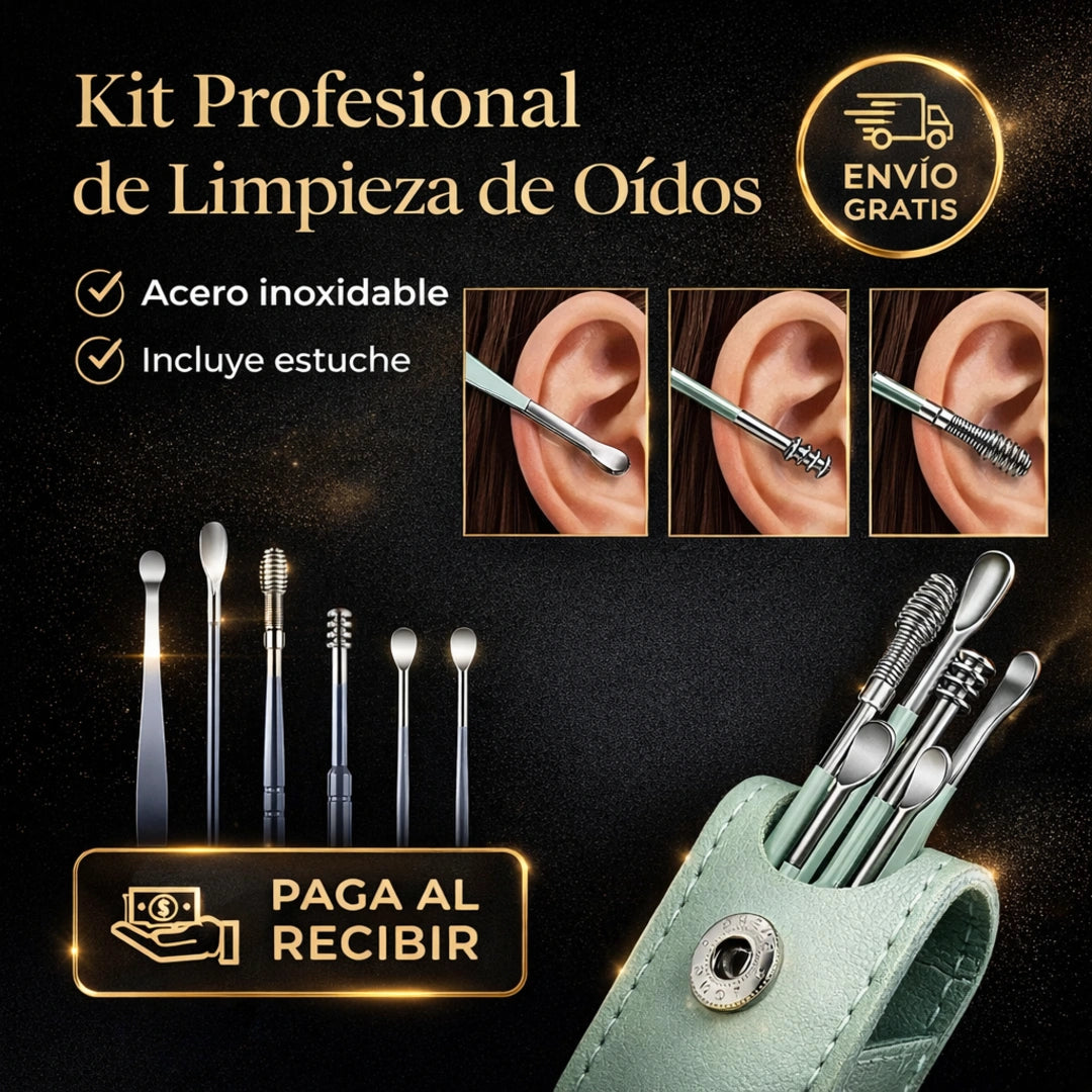 kit Limpia oídos 2x1