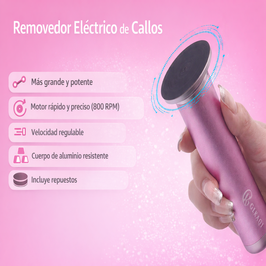 Removedor de callos electrico