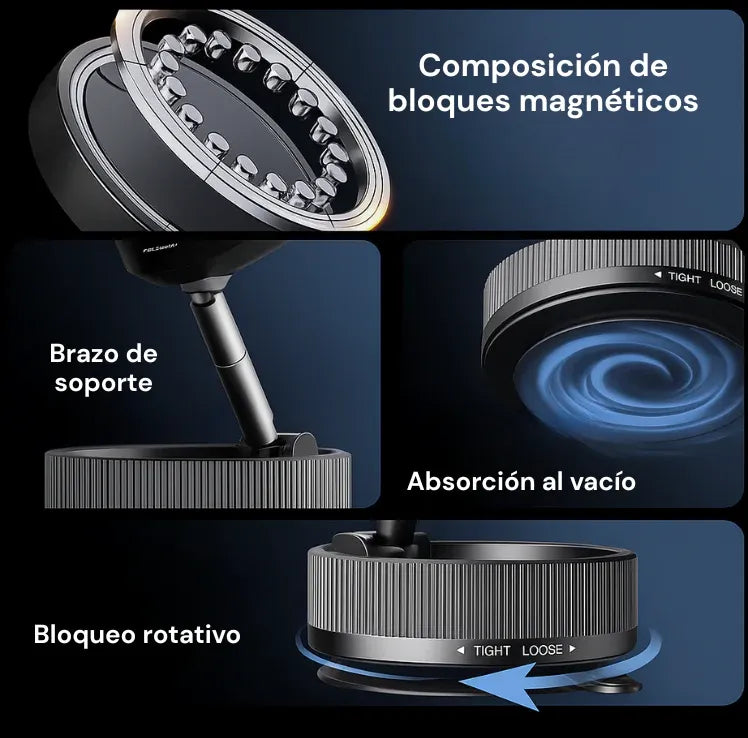 Soporte para celular magnetico