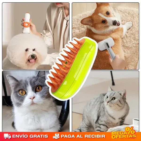 🧼🐾 Cepillo a Vapor CepiSteam 3 en 1