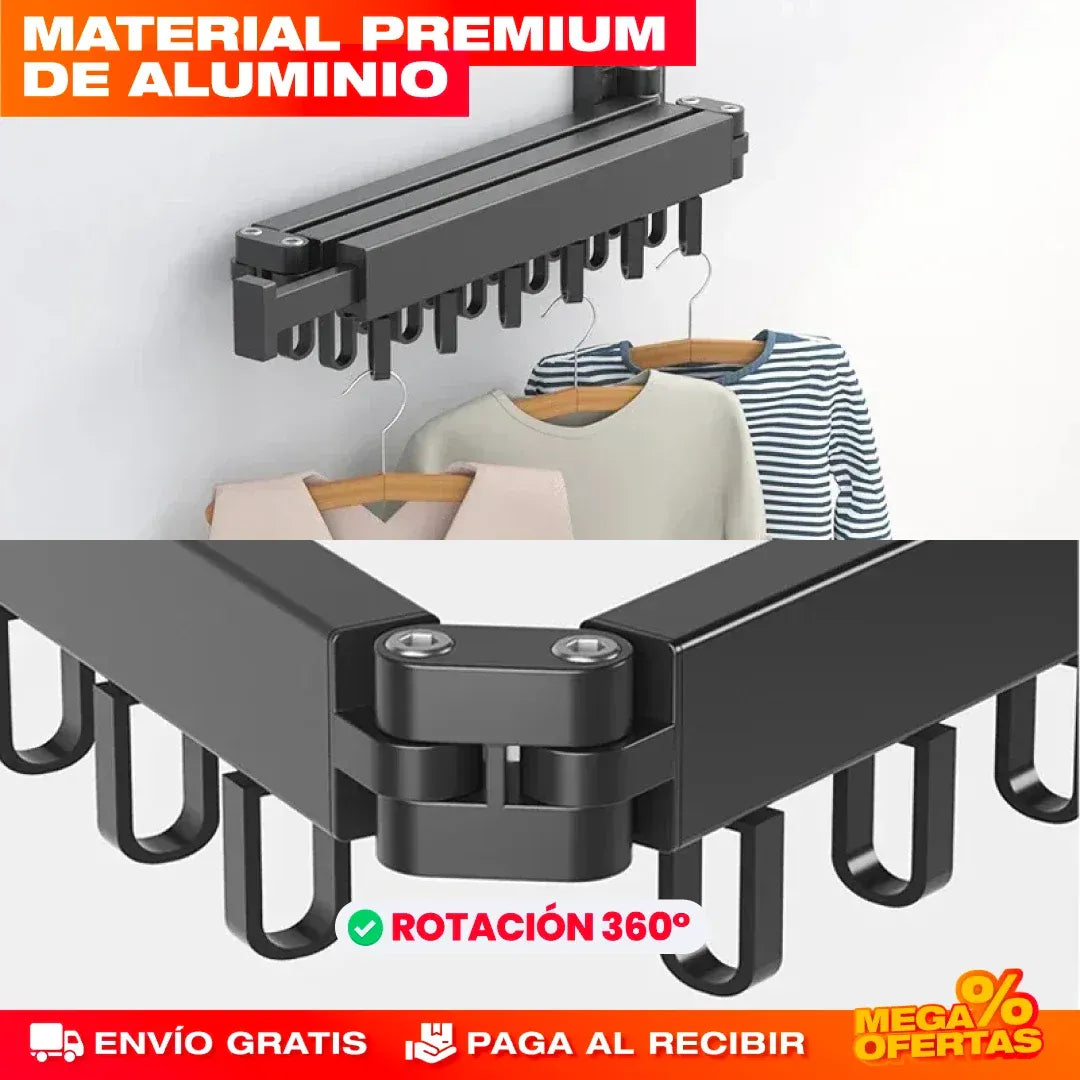 Tendedero plegable 3 brazos