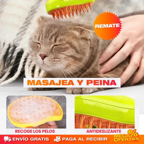 🧼🐾 Cepillo a Vapor CepiSteam 3 en 1