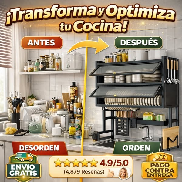 Escurridor Doble Nivel Premium ✨