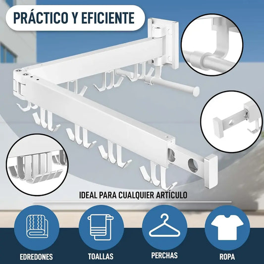 Tendedero plegable 2 brazos